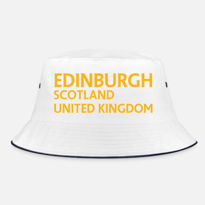 Edinburgh – Scotland Textdesign Bucket Hat