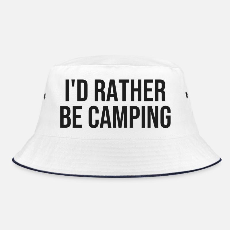 Camping rather than indoors Bucket Hat