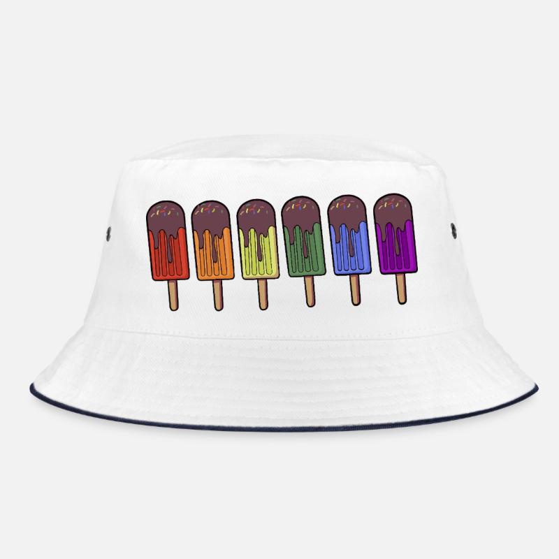 Rainbow Popsicle Parade Bucket Hat