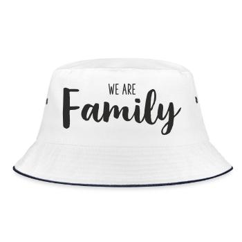Nous sommes une famille – Écriture de Déclaration Aimante - Bob - blanc/marine - Devant