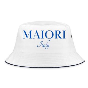 Maiori Italy - Bucket Hat - white/navy - Front