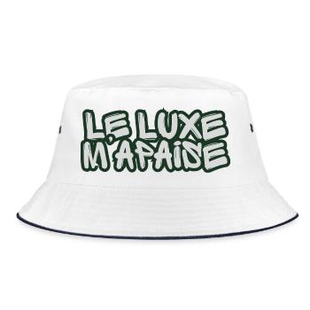 French Graffiti Luxury - Bucket Hat - white/navy - Front