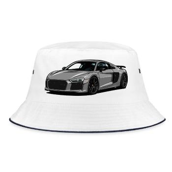 Roadster Supersport gris - Bob - blanc/marine - Devant
