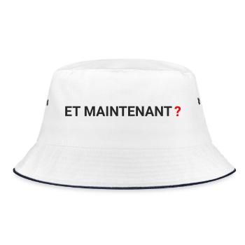 « ET Maintenant » - et maintenant ? - Bob - blanc/marine - Devant