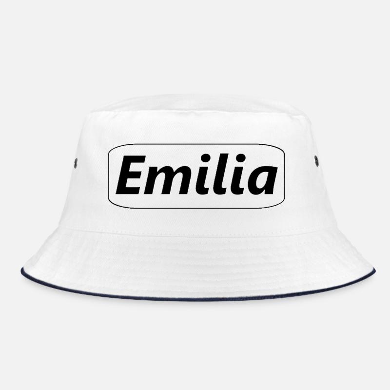 Personalized Emilia name graphic Bucket Hat