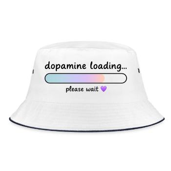 Gradient de charge de dopamine - Bob - blanc/marine - Devant
