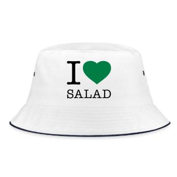 J’ADORE LA SALADE - Bob - blanc/marine - Devant