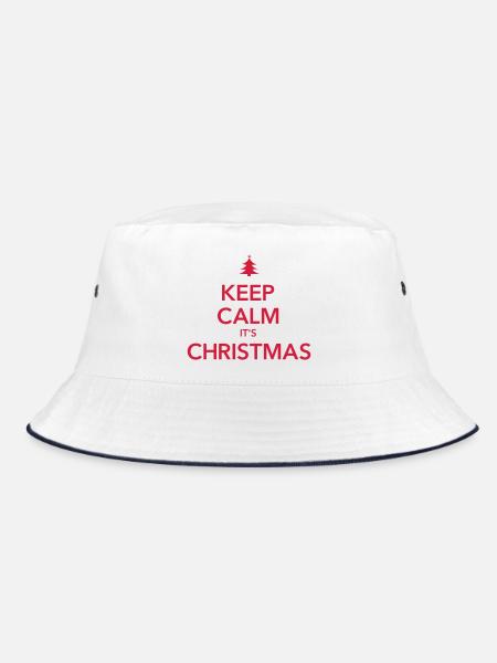 RESTEZ CALME C’EST NOËL Weihnachten - Bob - blanc/marine - Devant