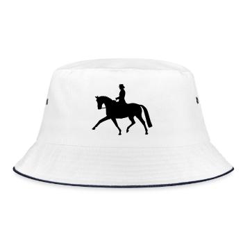 Dressage Lady - Bob - blanc/marine - Devant