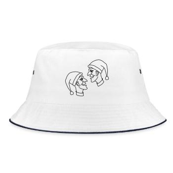 doll - Bucket Hat - white/navy - Front