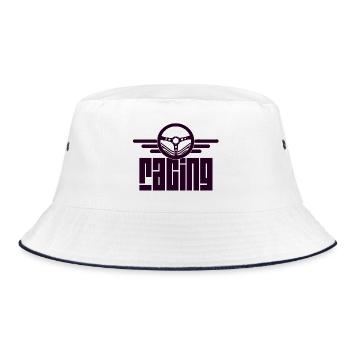 Racing - Bucket Hat - Weiß/Navy - Vorne