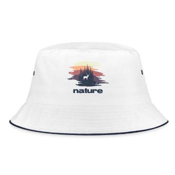 Nature - Design - Bob - blanc/marine - Devant