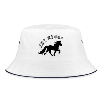 Cheval islandais cool, cavalier ISI - Bob - blanc/marine - Devant