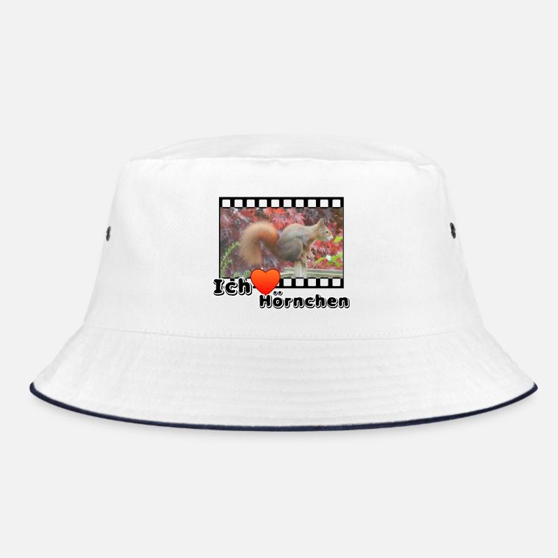 Liebe Tierfreund Eichhoernchen Tiere Spruch Bucket Hat