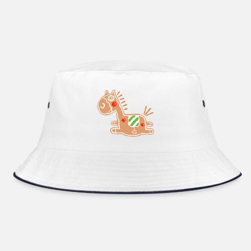 Pfefferkuchen Pferd - Lebkuchen - Backen - Gebäck Bucket Hat