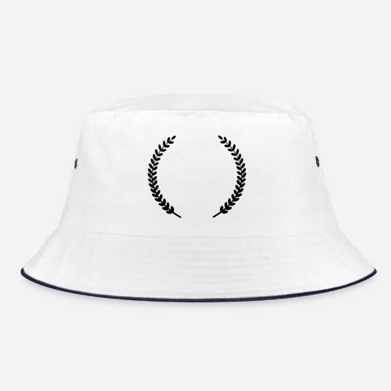 Siegerkranz Lorbeerkranz um Bucket Hat