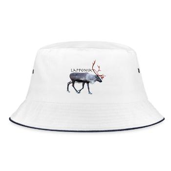 Lapponia - Bucket Hat - white/navy - Front