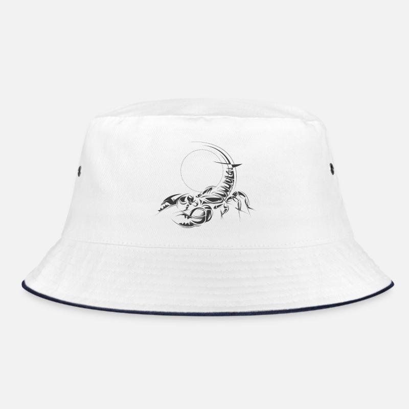 Scorpio Symbol Illustration Graphic Icon Sketches Bucket Hat