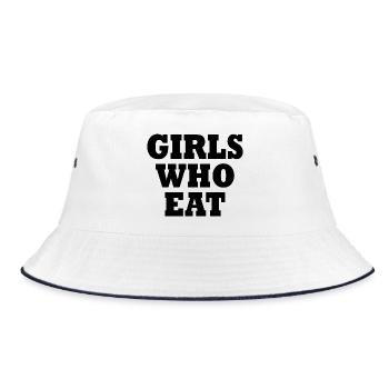 Girls who eat - Bob - blanc/marine - Devant