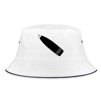 Grenade - Bucket Hat - white/navy - Front