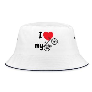 I love my bike - Bob - blanc/marine - Devant