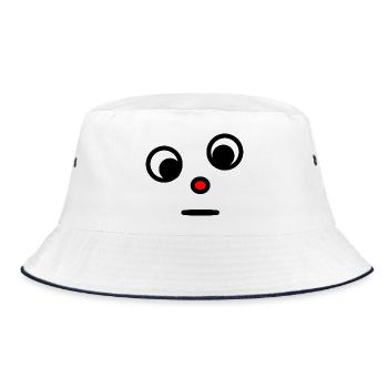 HUMOR. QUOTATION. MESSAGE. RETIREMENT. ANNIVERSARY. - Bucket Hat - white/navy - Front