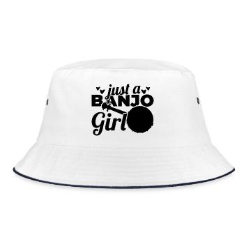 Joueur de banjo - Bob - blanc/marine - Devant