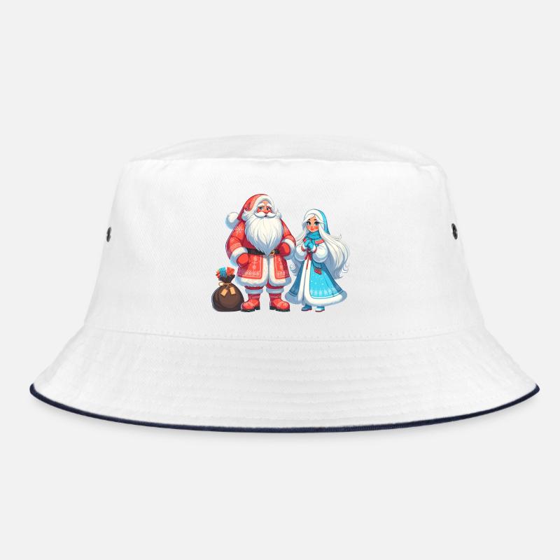 Ded Moroz Snegurotschka russischer Weihnachtsmann Bucket Hat