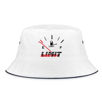 Leben am Limit - Bucket Hat - Weiß/Navy - Vorne