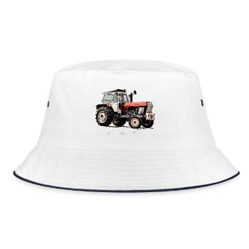 Tracteur Progress ZT - Bob - blanc/marine - Devant