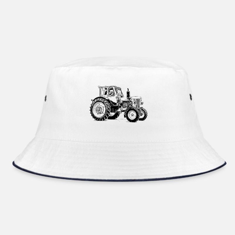 Belarus MTS 50 - Bucket Hat - Weiß/Navy