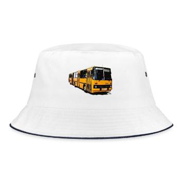 Bus Ikarus Z80 jaune - Bob - blanc/marine - Devant