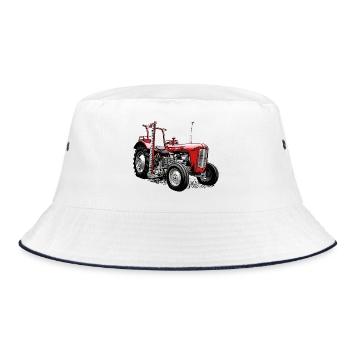 Tracteur faucheuse M F 35 - Bob - blanc/marine - Devant