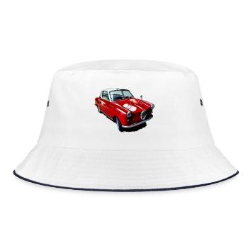 Goggomobil TS 250 - Bucket Hat - white/navy - Front