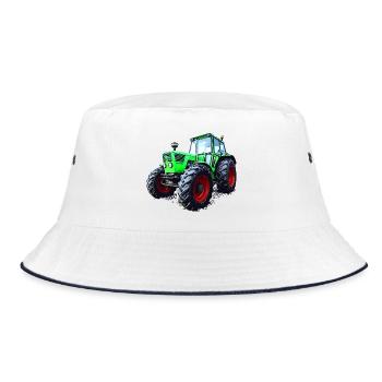 Tracteur Deutz 13006 - Bob - blanc/marine - Devant