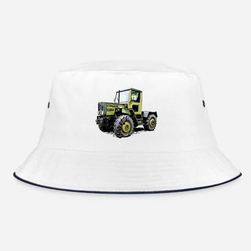 Alter MB trac 800 - Bucket Hat - Weiß/Navy