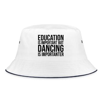 Dancing Dancing Dancing - Bucket Hat - white/navy - Front