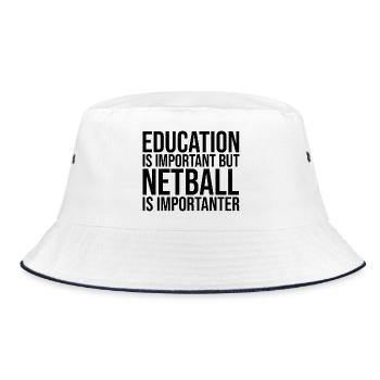 Netball Netball Netball - Bob - blanc/marine - Devant