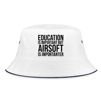 Airsoft Airsoft Airsoft - Bucket Hat - white/navy - Front