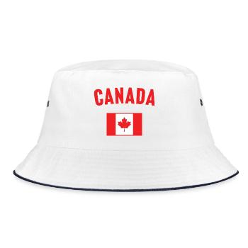 Drapeau du Canada - Bob - blanc/marine - Devant