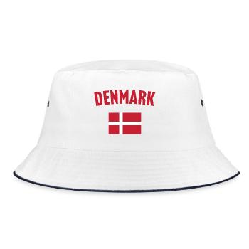 Drapeau du Danemark - Bob - blanc/marine - Devant