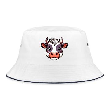 Vache - Bob - blanc/marine - Devant