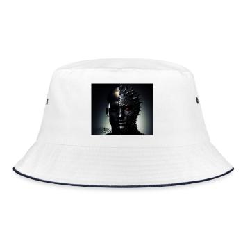 Twins Darkness to - Bucket Hat - white/navy - Front