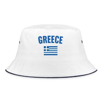 Drapeau de la Grèce - Bob - blanc/marine - Devant