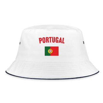 Drapeau du Portugal - Bob - blanc/marine - Devant