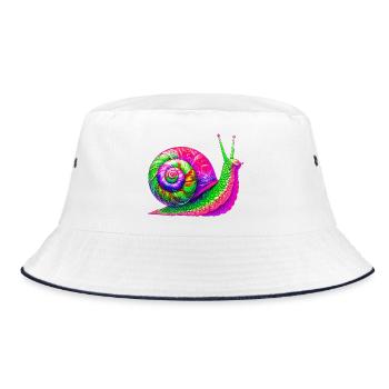 Escargot - Bob - blanc/marine - Devant