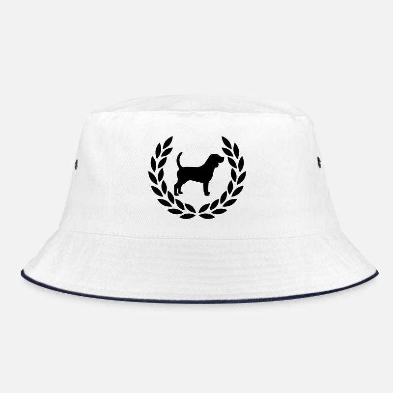 Beagle avec couronne de laurier Bob