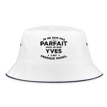 Yves Un Prénom, Une Attitude L’Humour Yves - Bob - blanc/marine - Devant