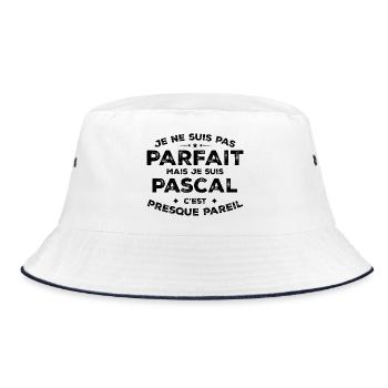 Pascal Un Prénom, Une Attitude L’Humour Pascal - Bob - blanc/marine - Devant