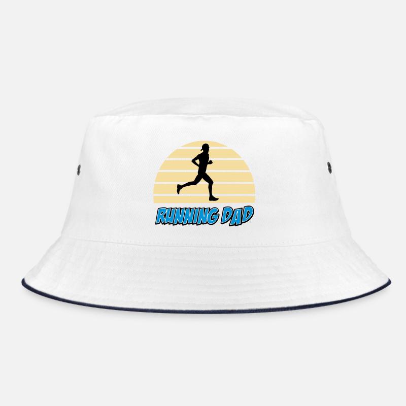 Running dad - Bob - blanc/marine